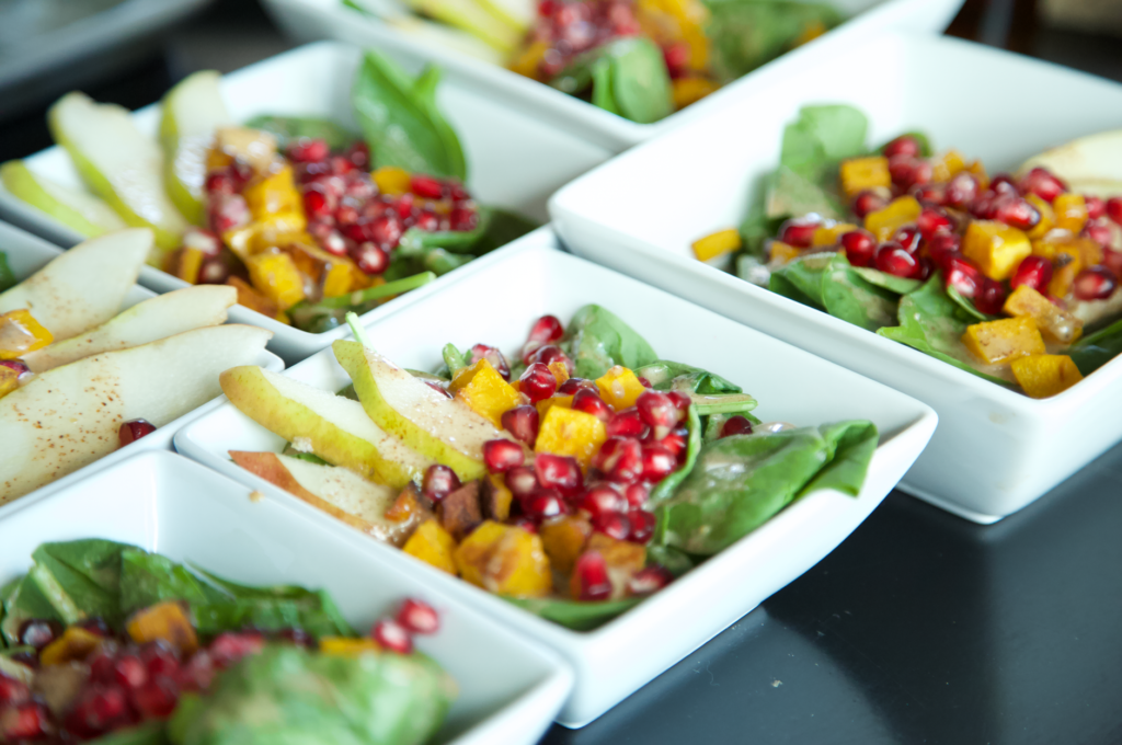 A colorful salad packed with gut‑friendly vegetables