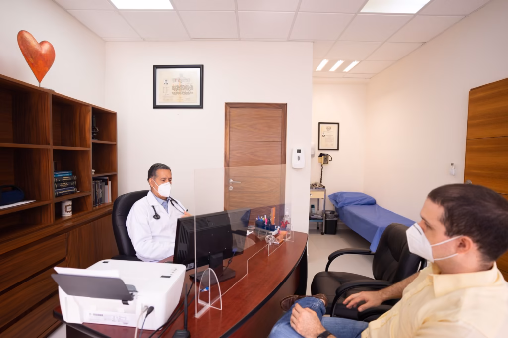 Compensation & Pension exam where a clinician records blood pressure measurements for rating purposes