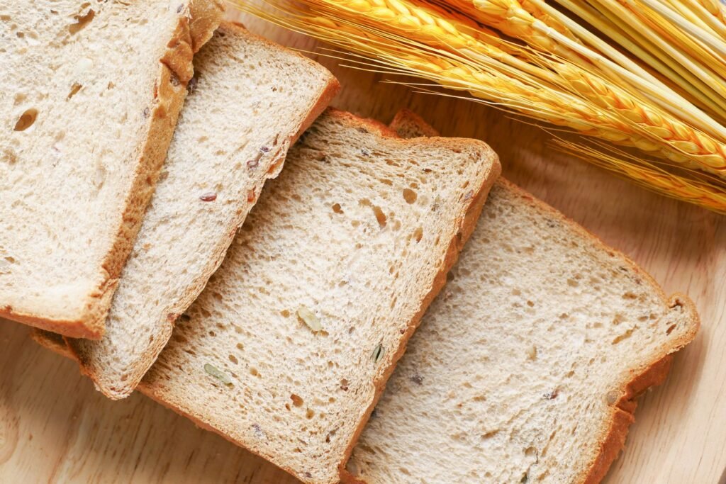 Whole‑grain bread showing the fiber that feeds gut bacteria